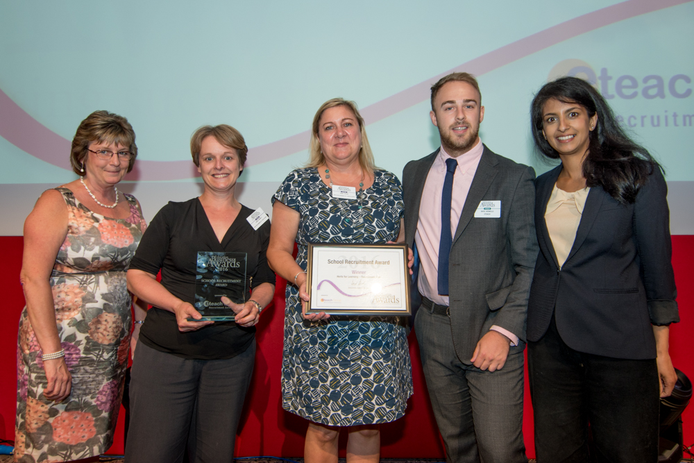2016 School Recruitment Award winner - Herts for Learning